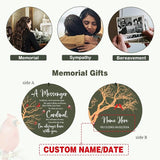 ASTARIN Cardinal Memorial Wind Chimes, 36" Personalized Name Sympathy Wind Chime, Windchimes in Memory of Loved One, Bereavement Condolence Gift for Loss Mom Dad Sister Son(Produced in USA)