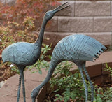 SPI Home BS3139 Stately Garden Cranes, Sculpture Set of 2