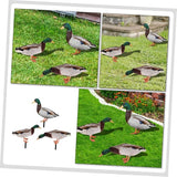 YARNOW 3pcs Acrylic Garden Stake Decor Charming Outdoor Lawn Insert Dusk Pattern for Vibrant Garden Art and Landscape Design