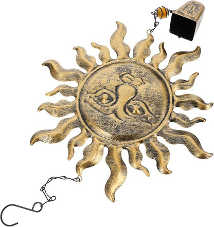 BESPORTBLE 1pc Patio Wind Chime Hanging Ornament Retro Bell for Outdoor Garden Decor Soothing Sounds for Lawn and Balcony Symbol of Luck and Relaxation