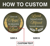 ASTARIN Memorial Angel 36" Wind Chimes, Personalized Name Sympathy Wind Chime, in Memory of Loss Mom Loved One, Large Deep Tone Bereavement Windchimes for Outside Clearance(Produced in USA)