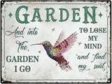 Bnesi Garden Signs for Outside Rustic Garden Home Outdoor Sign Decor Gift for Mothers Day, Grandmas Humming Bird Outside Sign Decoration Welcome Sign Patio Signs and Decor Outdoor (Pink, Star)