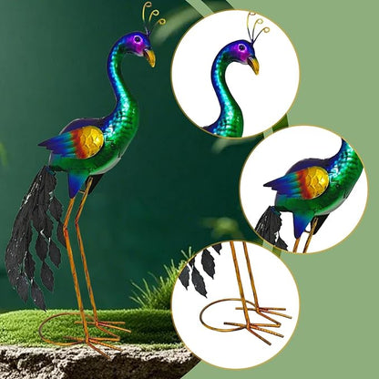 Statue Yard Art Decor Weatherproof Iron Art Animal Sculpture Lawn Ornament for Landscape Porch Courtyard Lawn