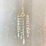 Sun Catchers with Crystals Hanging Crystals Prisms Suncatcher Crystal Suncatchers Hanging Wind Pendant for Window Garden Home (Type-A)