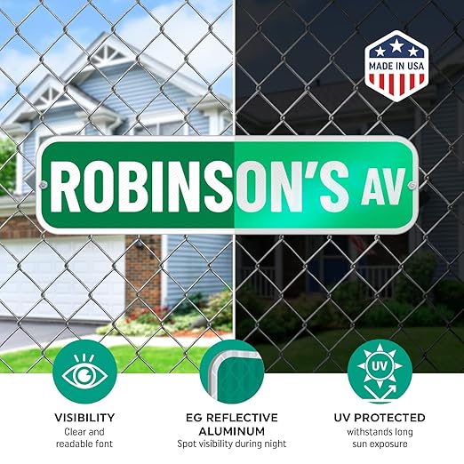 SmartSign Customize Your Own Green Street Sign | 6" x 24" 3M EG Reflective 1-Sided Aluminum, Made in USA