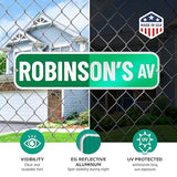 SmartSign Customize Your Own Green Street Sign | 6" x 24" 3M EG Reflective 1-Sided Aluminum, Made in USA
