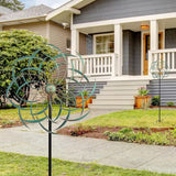 VEWOGARDEN Large Wind Spinners Outdoor Waterproof Metal Wind Sculptures & Spinners for Garden Patio Lawn Decor Artistic Gift, Light Green