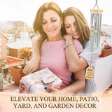 Gifts for Aunt, Aunt Wind Chimes, Auntie Gift Ideas, Birthday Gifts for Aunts from Niece Nephew, Best Mothers Day for Auntie, 25.5 Inch
