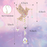 Hummingbird Gifts for Mom, Mom Gifts for Mothers Day Birthday from Daughter, Sun Catchers Indoor Window Outdoor Garden, Spring Home Decor Hummingbird Gift for Women Mother Grandma Bird Lovers