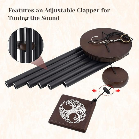 ASTARIN Wind Chimes for Outside, Memorial Wind Chimes Sympathy Wind Chimes for Loss of Loved One Tree of Life Memorial Wind Chime Bereavement Condolence Gifts for Loss of Mother Father Husband