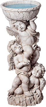 Design Toscano Three Cherubs with Urn Statue