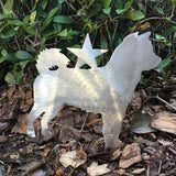 Shiba Inu Metal Dog Plant Stake with Star,Metal Iron Yard Stake,Unique Pet Memorial,Beautiful Yard Art,Dog Lover Gift,Dog Star Garden Stake Fence Topper Wall Sign Yard Art Sculpture Mourning Gift