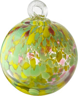 Dale Tiffany Hand Blown Glass, 3" Diameter Blossom, Tree of Life Collection, Witch Globe Hanging Garden Indoor/Outdoor Decorative Ornament Gazing Ball