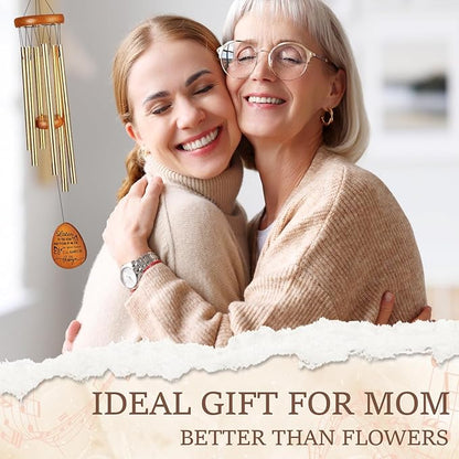 Mothers Day Best Gifts for Mom Wind Chimes from Daughter Son Mom Birthday Gift Thanksgiving Christmas Thank You Gift for Mother Women All Moms, Love Reminder Keepsake Ideas