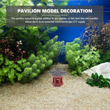 FOMIYES Mini Pagoda Statues 6pcs Japanese Temple Style Resin Desk & Garden Decor