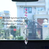 Colorful Crystal Car Mirror Hanging Accessories | Rear View Mirror Pendant | Boho Car Charm & Decor | Gifts for Women