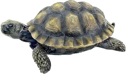 Bellaa Turtle Garden Sculptures Statues Home Decor Tortoise Realistic Cute Large Animal Gilbert Zen Garden Patio Lawn Yard Art Tanya Talia Galapagos Todd Outdoor Figurines 9 inch