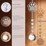 Dog Memorial Gifts for Loss of Dog, K9 Crystal Suncatcher Rainbow Maker Pet Memorial Gifts for Dogs/Cats, Handmade Sun Catcher Window Hanging for Pet Lovers,Thoughtful Pet Loss Sympathy Gift