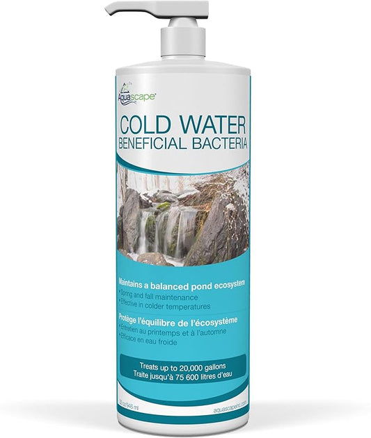 Aquascape Cold Water Beneficial Bacteria for Pond and Water Features 32 oz. / 946ml, 98894