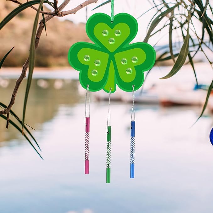 150 Pieces Wind Chime Tubes for Crafts, Aluminum Wind Chime Empty Tubes Supplies Parts Kit for DIY Making, 3.1inch (5 Color)