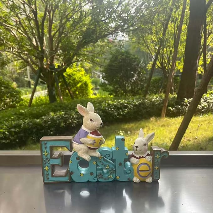 Easter Decorations Easter Bunny Decor, Easter Bunny Decor,Spring Decor Easter Indoor Decorations, for Easter Decorations for Home