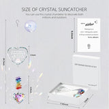 Sister Gifts, Birthday Gifts for Sister, Crystal Suncatcher, Window Hanging Home Decoration, Unique Gift for Sister Birthday