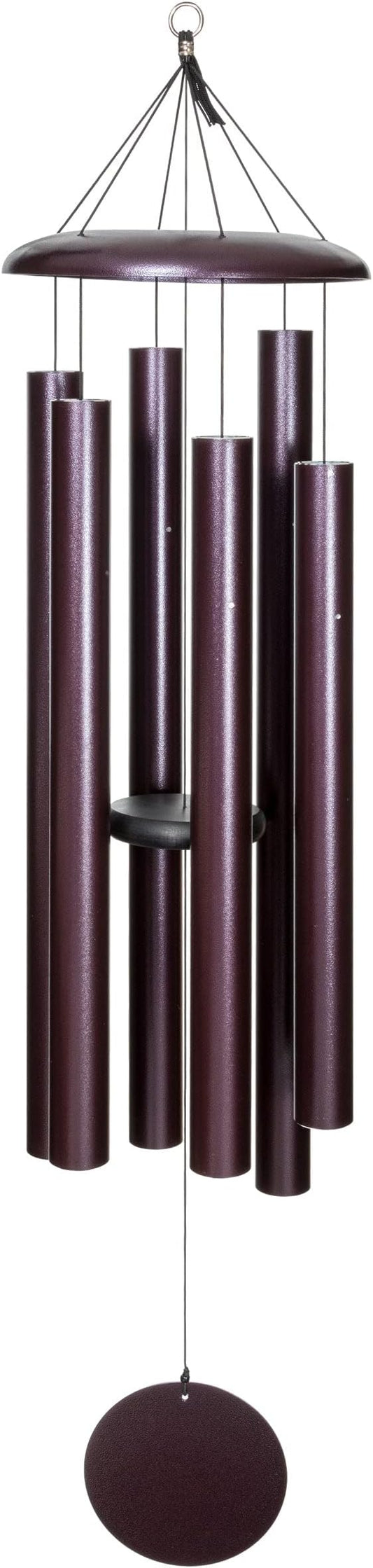 Corinthian Bells by Wind River - 60 inch Plum Wind Chime for Patio, Backyard, Garden, and Outdoor Decor (Aluminum Chime) Made in The USA