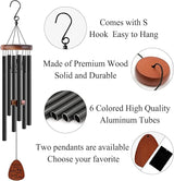 Personalized Wind Chimes Memorial Engraved Gift,Custom Sympathy Wind Chime for Loss of Loved One,Customized Mother Father Dog Pet Family Remembrance Bereavement Gifts
