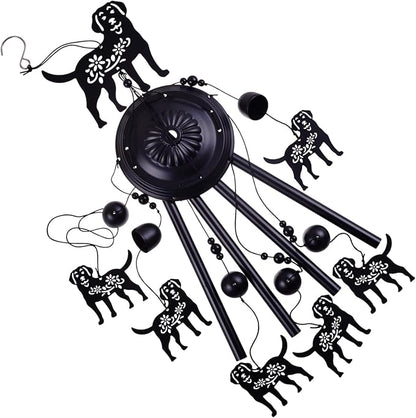 Outdoor Dogs Wind Chimes Decoration, Mobile Wind Catcher, Retro Dog Wind Bells, Memorial Wind Chime, Blessing Windchime for Home, Balcony, Yard, Room, Xmas, Party, Indoor, Garden Decor, Gifts for Mom