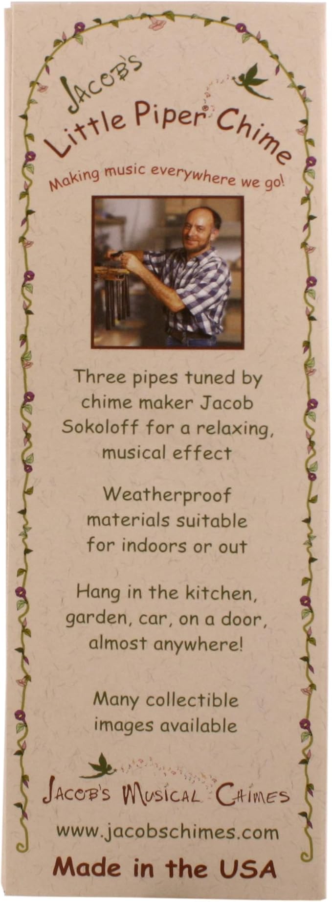 Jacob's Little Piper Wind Chime, Cat
