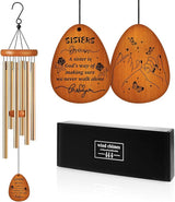 Gifts for Sister Women Best Friend Bestie Aunt Nana Friendship - Birthday Mothers Day Christmas Thanksgiving Wedding Graduation Valentines Day Thank You Gift Ideas Wind Chimes