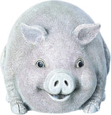 Roman - Pig Bluetooth Speaker Pudgy Pal, 6" H, Garden Collection, Resin and Stone, Decorative, Gift, Home Outdoor and Indoor Decor, Durable, Long Lasting