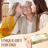 Gigi Gifts for Grandma, Gift for Gigi Wind Chimes, Birthday, Mothers Day, Retirement, Thanksgiving Gifts from Grandchildren Grandkid, Best Grandma Gift