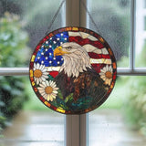 Stained Glass Window Hanging,suncatcher Stained Glass kit,Stained Glass Ornament, Garden suncatchers for Windows Hanging,Window Decor or Indoor,Gifts for Women, Lovers, Couple, Friends