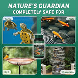 Muck Clear – Natural Pond Sludge Treatment, 2 LB for Ponds, Fountains & Bird Baths, Beneficial Bacteria & Enzymes, Chemical-Free & Safe for Fish, Pets & Wildlife