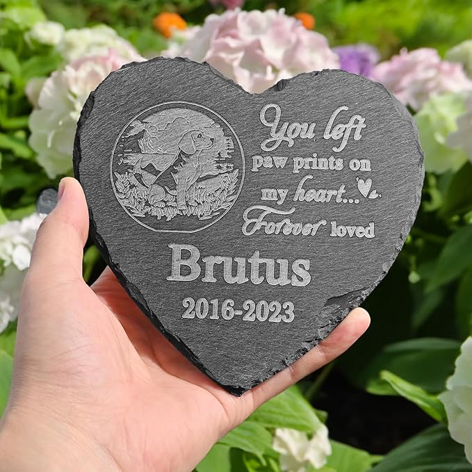 Beagle Memorial Stone, Beagle Grave Marker, Beagle Garden Stone, Beagle Headstone, Beagle Memorial Statue, Beagle Grave Stone