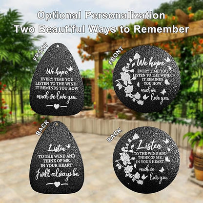 Memorial Wind Chimes for Loss of Loved One - 36'' Outside Sympathy Wind Chimes Gifts for Loss of Loved One, Windchimes in Memory of Loved One, Home Outdoor Garden Porch Patio Decor