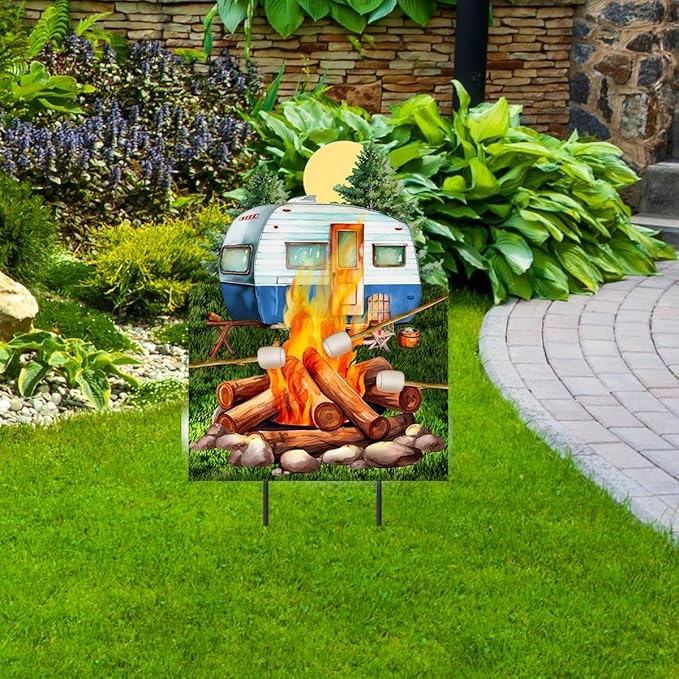Briarwood Lane Roasting Marshmallows Metal Art