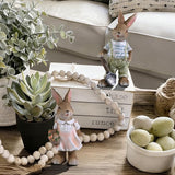 Bunny Decor,Yard Decorations Outdoor Statues Bunny Figurines for Home Garden,Outdoor Statues Easter Rabbit Figurines Mom Grandma Gifts