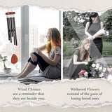 SteadStyle Memorial Gifts for Loss of Sister, Memorial Wind Chimes, in Memory of Loved One, Bereavement Gifts, Sympathy Gift for Loss of Sister, Home Decor Outdoor Garden Patio