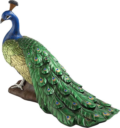 Design Toscano The Regal Peacock Garden Sculpture