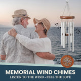 Woodstock Chimes Signature Collection, Woodstock Habitats Chime, 17'', Silver, Teak, Tree of Life Wind Chimes for Outdoor, Patio, Home or Garden Decor (HCTT)