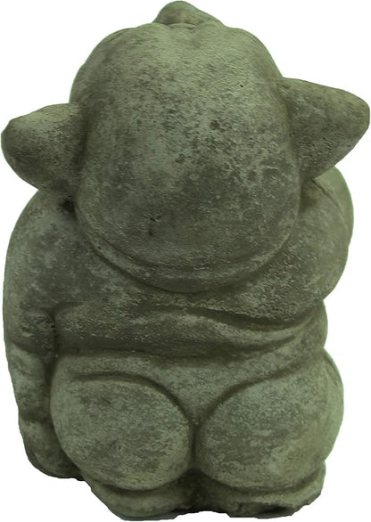 Ogre Garden Statue Picking Nose Concrete Troll Sculpture