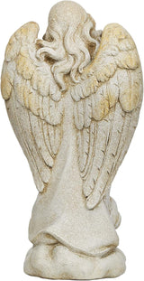 Joseph's Studio by Roman - 12.25" H Memorial Angel Holding a Heart Garden Statue, Religious Outdoor Decor