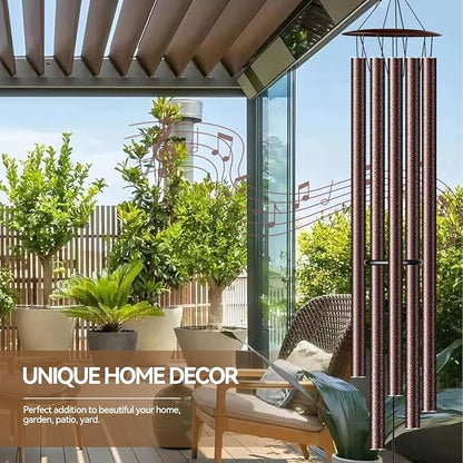 68” Large Wind Chimes for Outside Deep Tone, Bronze WindChimes for Women Mom Grandma, Memorial Sympathy Wind Chime for Loss of Loved One