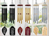 Personalized Dad Cardinal Memorial Crystal Wind Chimes Remembrance Sympathy Ornament Keepsake in Memory of Papa Daddy Father-in-Law Custom Name Bereavement Condolence Gift for Window Garden Hanging