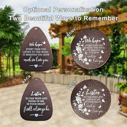 Memorial Wind Chimes for Loss of Loved One - 36'' Outside Sympathy Wind Chimes Gifts for Loss of Loved One, Windchimes in Memory of Loved One, Home Outdoor Garden Porch Patio Decor