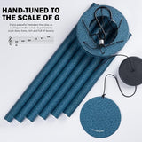 Vanquer Wind Chimes for Outside Deep Tone - 38'' Wind Chimes Outdoor Clearance, Deep Tone, Soothing, Windchimes Outdoors, Memorial, Sympathy Gift, Garden Patio Yard, Home Décor (38" Water Vein Blue)
