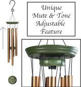 Memorial Wind Chime for Loss of Sister, 31" Wooden Sympathy Wind Chime for Outside, in Memory Bereavement Condolences Remembrance Sympathy Gift for Funeral, Sentimental Memorial Gift for Family
