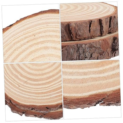 2pcs Outdoor Garden Stepping Stones Wood Log Thick Lawn Decor Pathway Walkway Landscaping Decorative